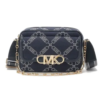 MICHAEL KORS PARKER Fabric Crossbody Bag, Shoulder Bag Women's Marine Blue
