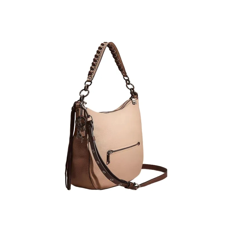 COACH Chelsea Polished Pebbled Leather Hobo Bag One Shoulder Handbags Large Size Women's Deep Bronze-1