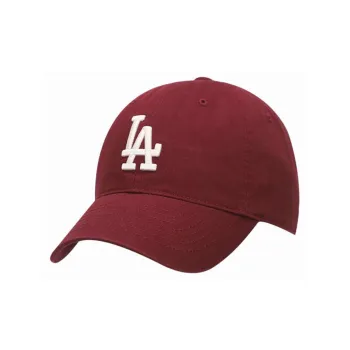 MLB Cotton Baseball Caps Unisex Burgundy