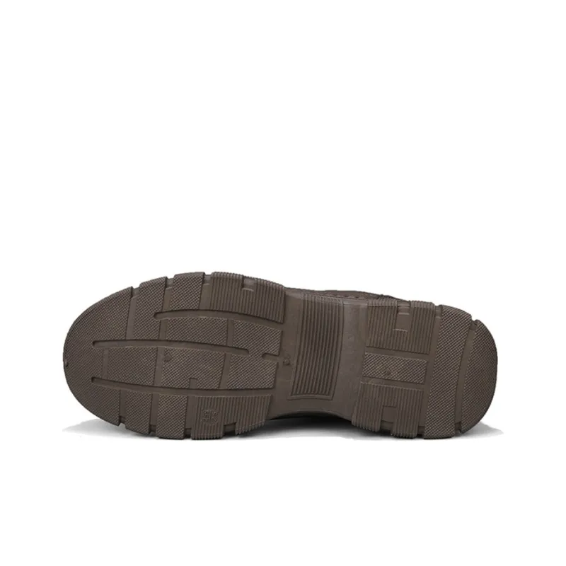 Warrior High Top Casual Shoes Men's Brown-3