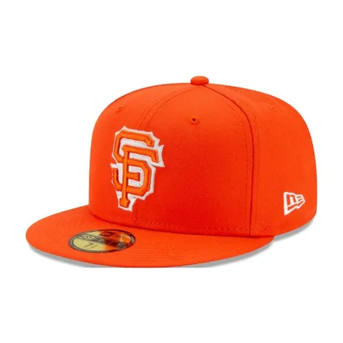 MLB Polyester Baseball Caps Unisex Orange