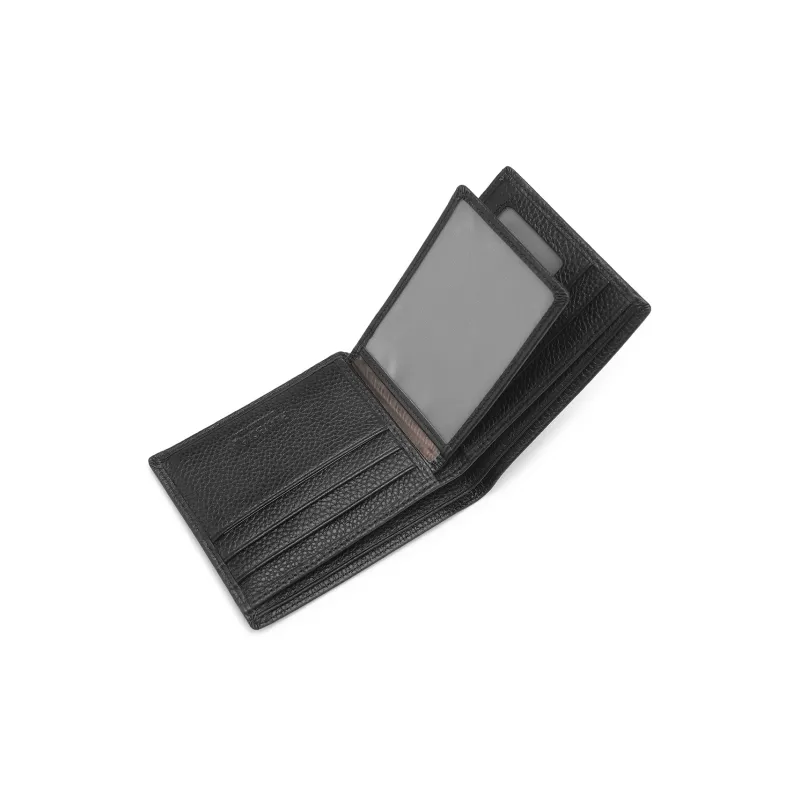 Playboy Cow Leather Wallet Regular Men's Black-2