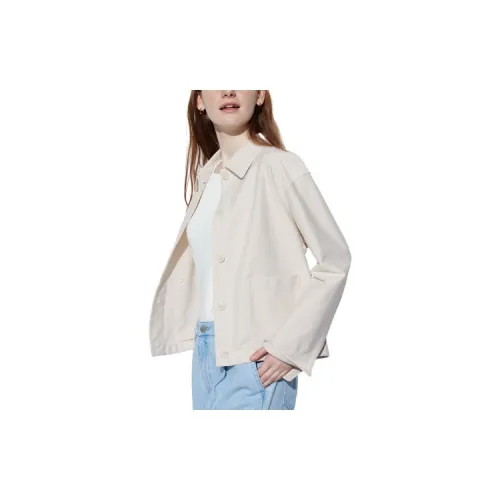 UNIQLO Jackets Women's Light Beige