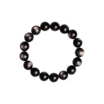 Zhen Hu Pavilion Obsidian Jade Bracelets Men's