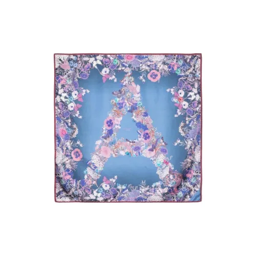 Aspinal Of London Floral-print Silk Scarf