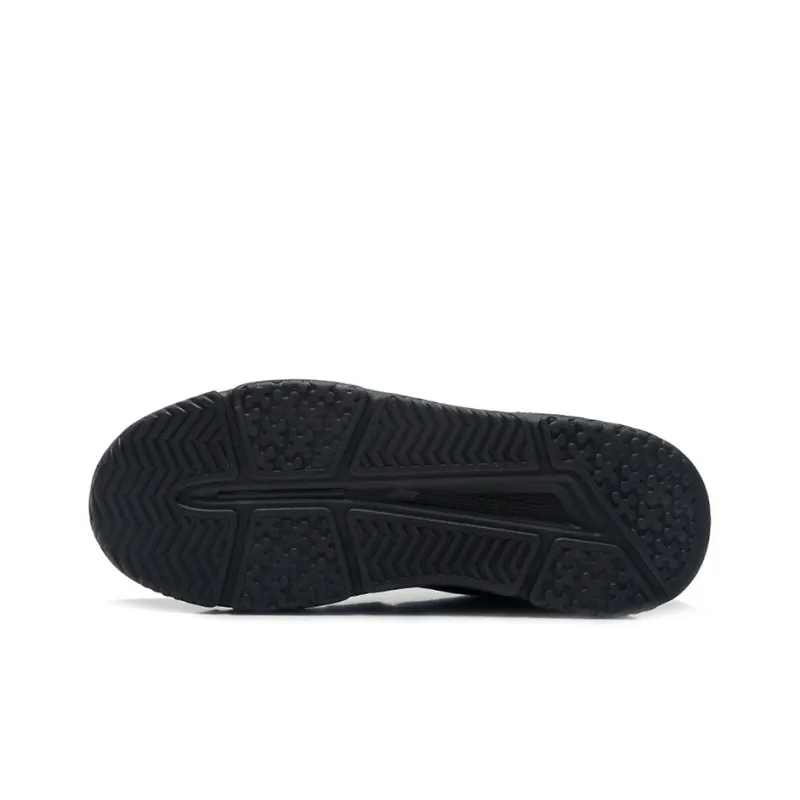 XTEP Anti Slip Wear Resistant Water Resistant Warm Low Top Casual Shoes Men's Black-5