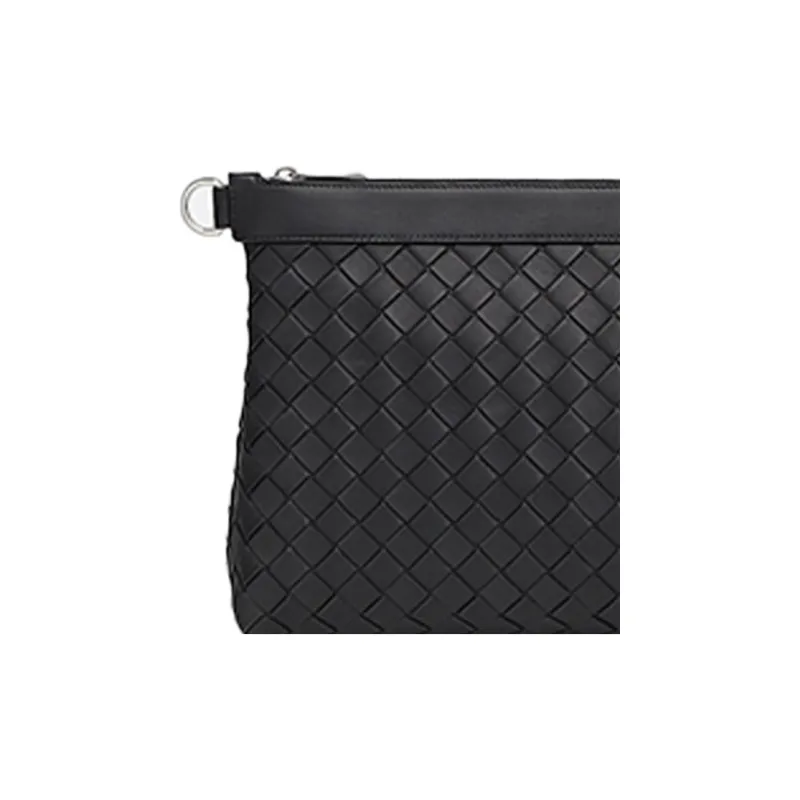 Bottega Veneta Classic Intrecciato Document Case Black-4
