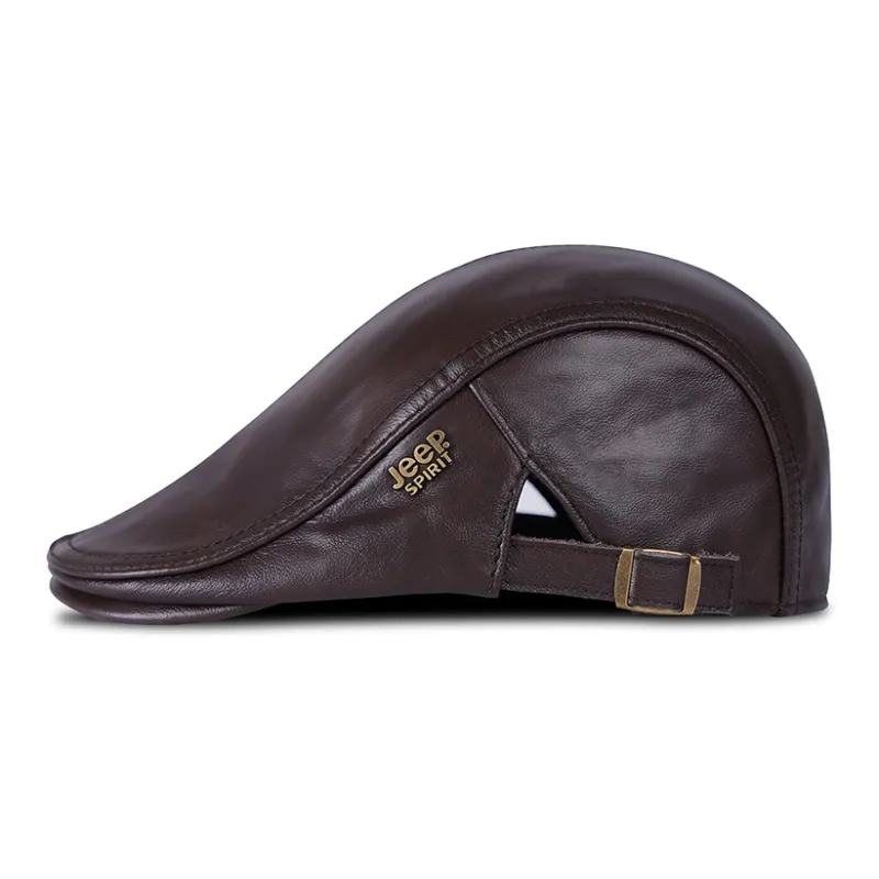 JEEP SPIRIT Cow Leather Berets Men's-10