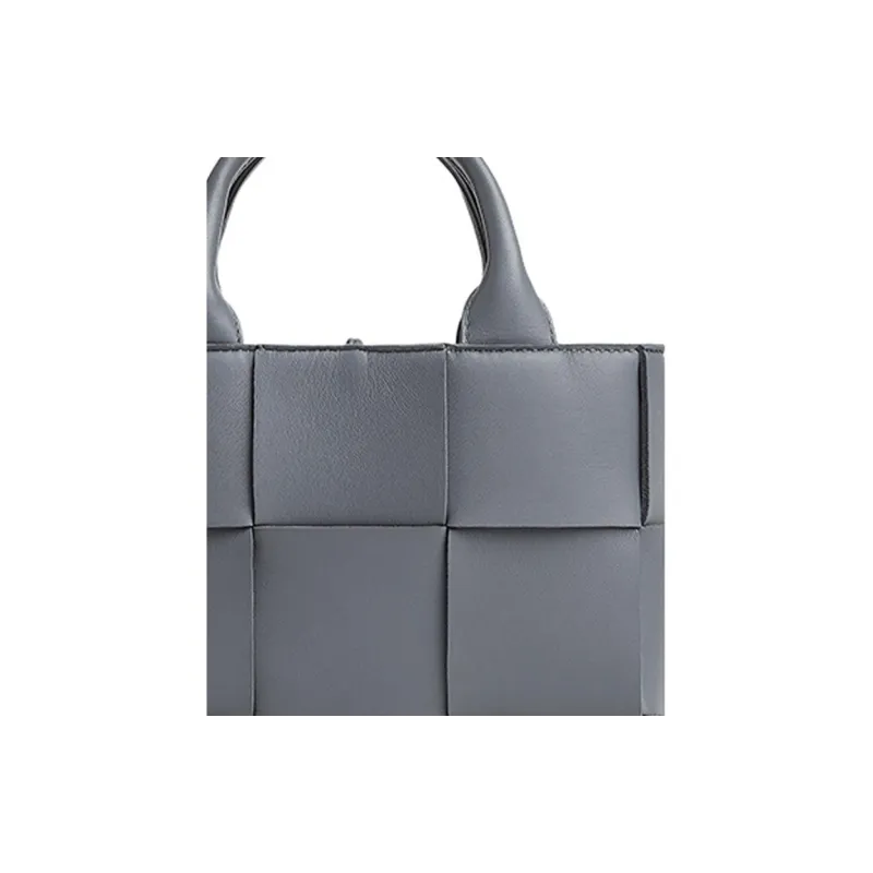 Bottega Veneta Candy Arco Tote Bag Micro Intreccio Thunder-3