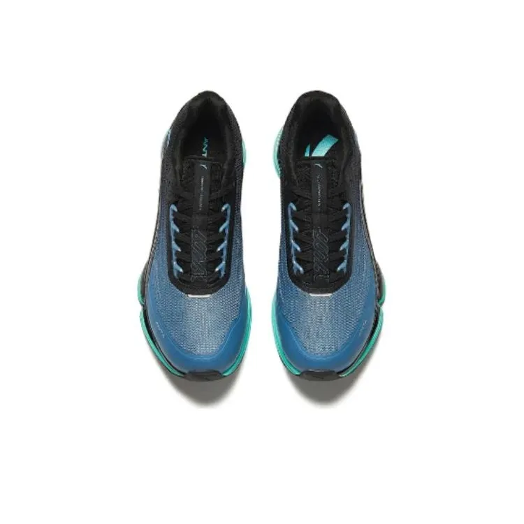 Anta Cushioning Wear Resistant Low Top Running Shoes Men's Green Black-2