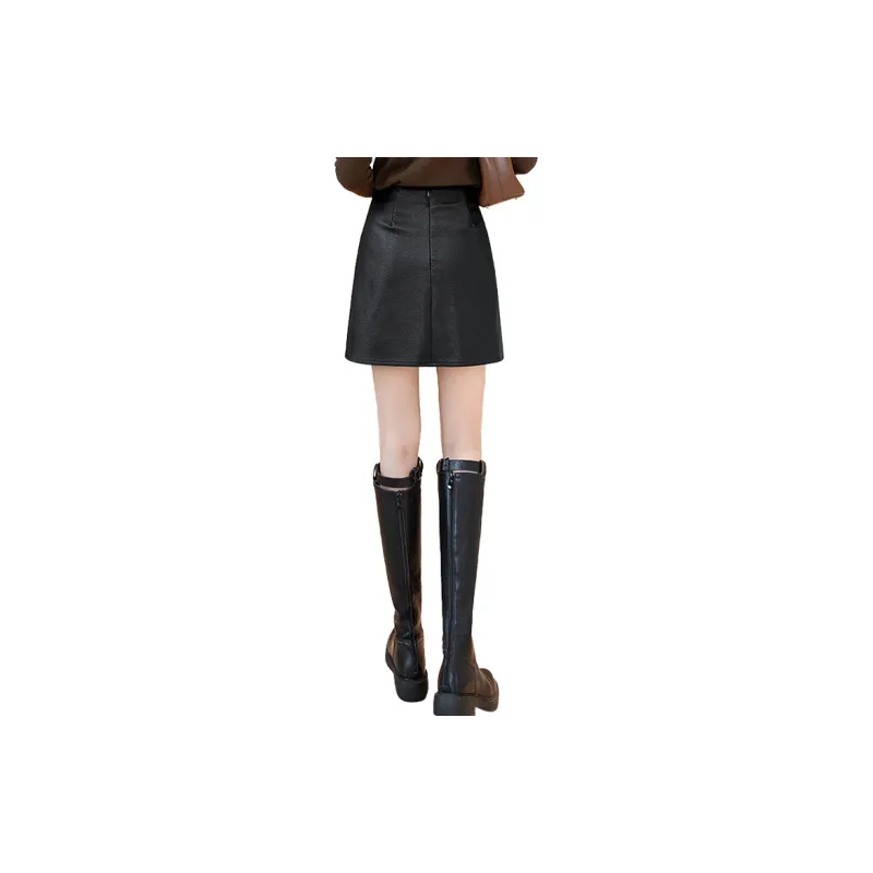 Cypress House Leather Short Skirts Women's-7