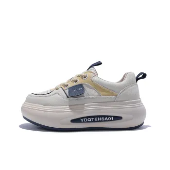 Junjali Cushioning, Slip Resistant, Abrasion Resistant, Lightweight, Height Increasing Low Top Casual Shoes Women's