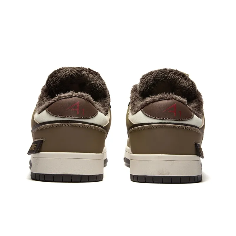 A1 Puffy Shoes Abrasion Resistant Balance Breathable Low Top Skateboard Shoes Unisex-37