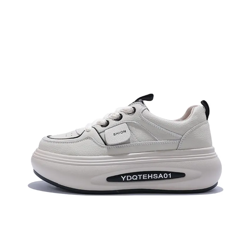 Junjali Cushioning, Slip Resistant, Abrasion Resistant, Lightweight, Height Increasing Low Top Casual Shoes Women's-4