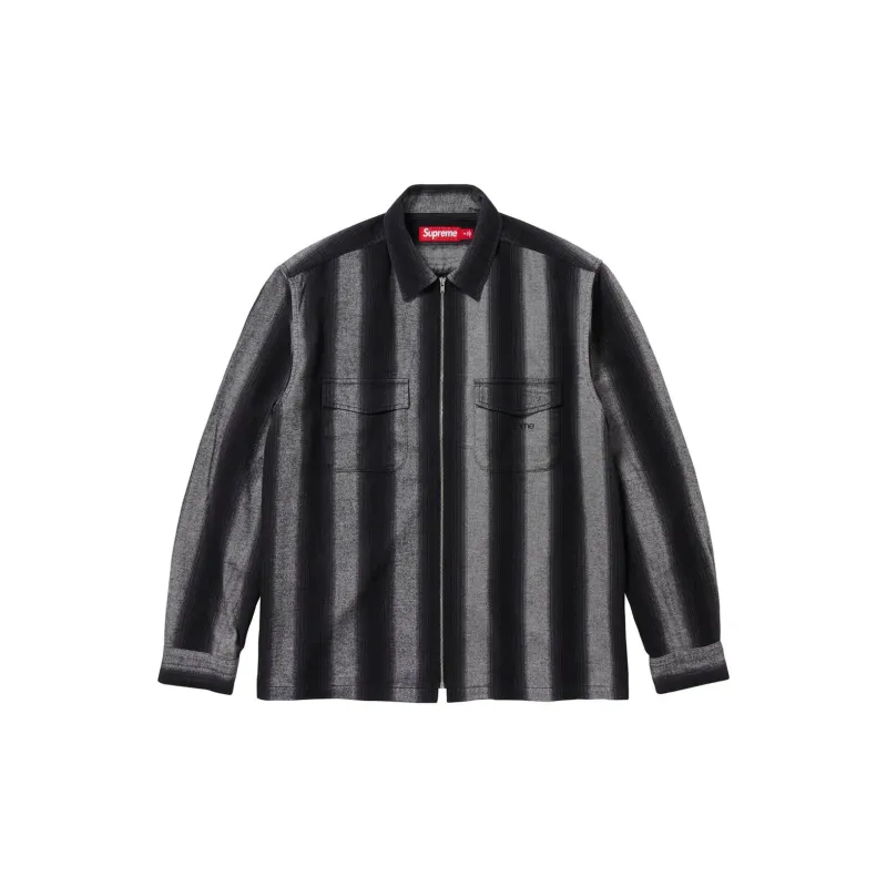 Supreme Stripe Half Zip Top Half Zip Polo Shirt Supreme Stripe
