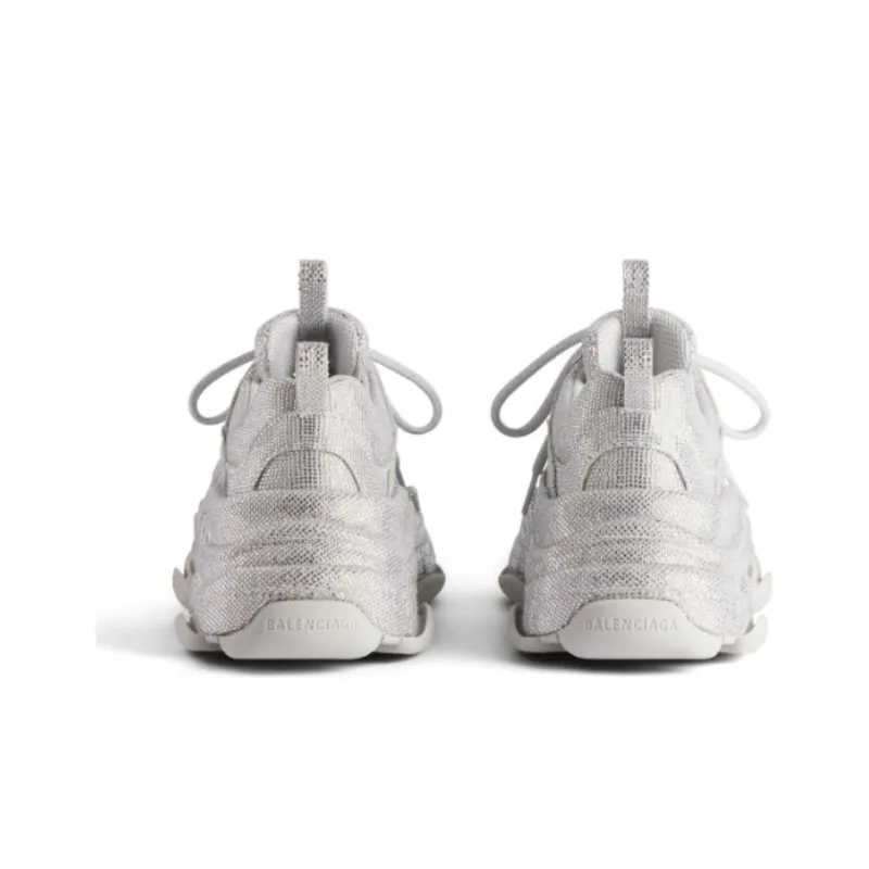 Balenciaga Triple S Rhinestone-embellished Sneakers-4