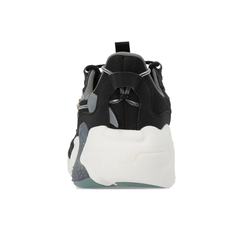 Erke Anti Slip And Wear Resistant Breathable Low Top Casual Shoes Men's It Is Black Gray green Jade-2