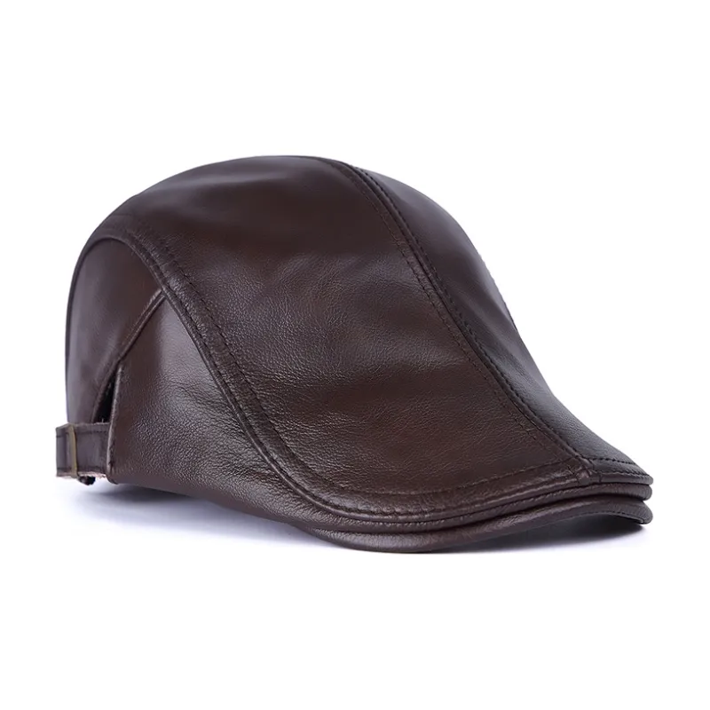 JEEP SPIRIT Cow Leather Berets Men's-9