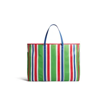 Balenciaga Mens Chatelet Carry All Xl Tote Bag Green/Red/Blue/White
