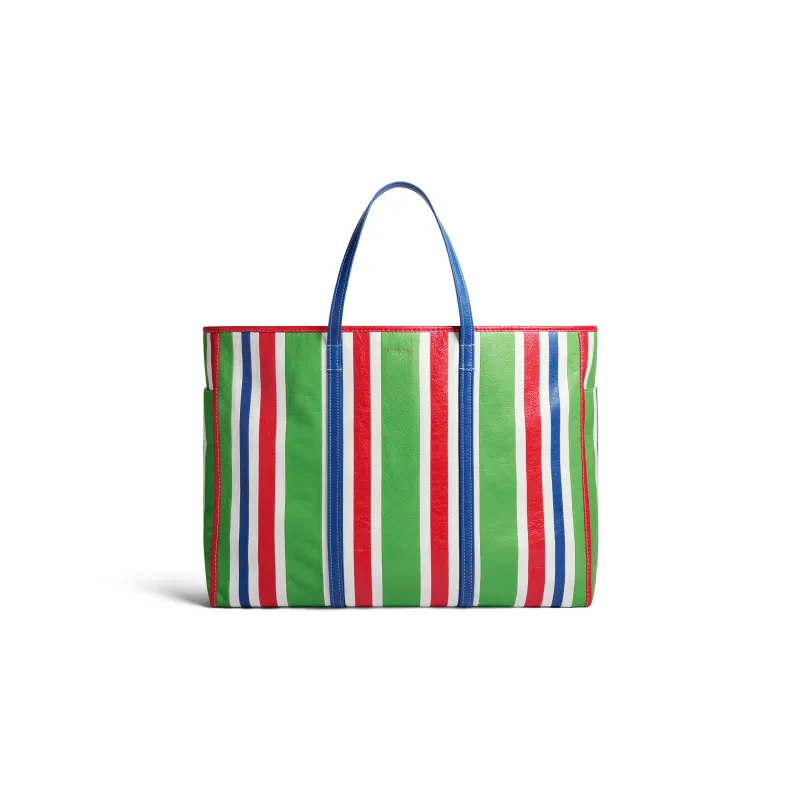 Balenciaga Mens Chatelet Carry All Xl Tote Bag Green/Red/Blue/White-0