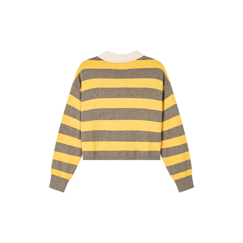UOOYAA Sweaters Women's Stripes-1