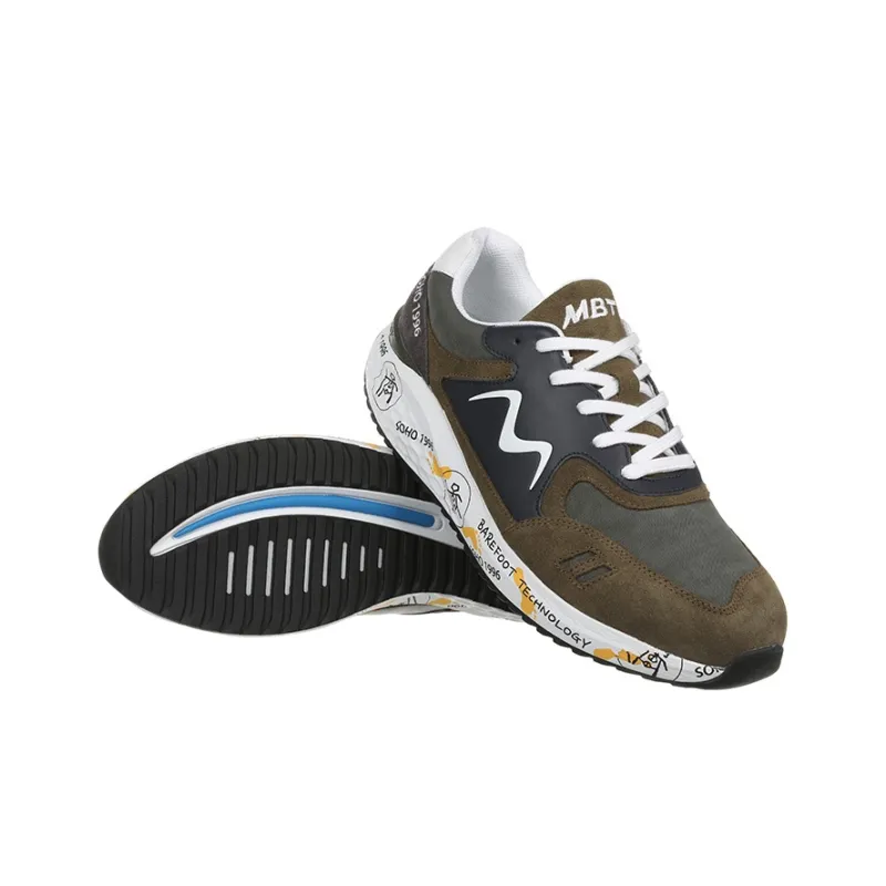 MBT SOHO 1996 Cushioning Rebound Height Increasing Breathable Low Top Running Shoes Men's Green-4
