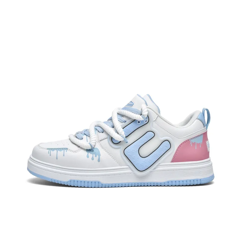 EstherShop Wear-Resistant Slip-Resistant Low-Top Skateboard Shoes Unisex-0