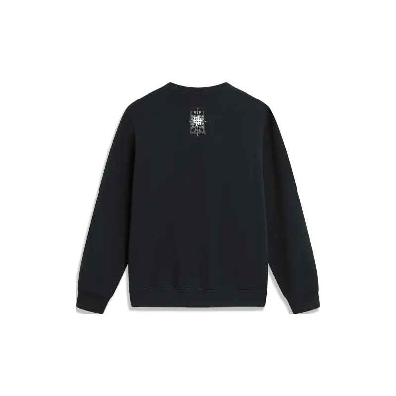 LiNing Chinese Culture Series Sweatshirt Unisex Black-1