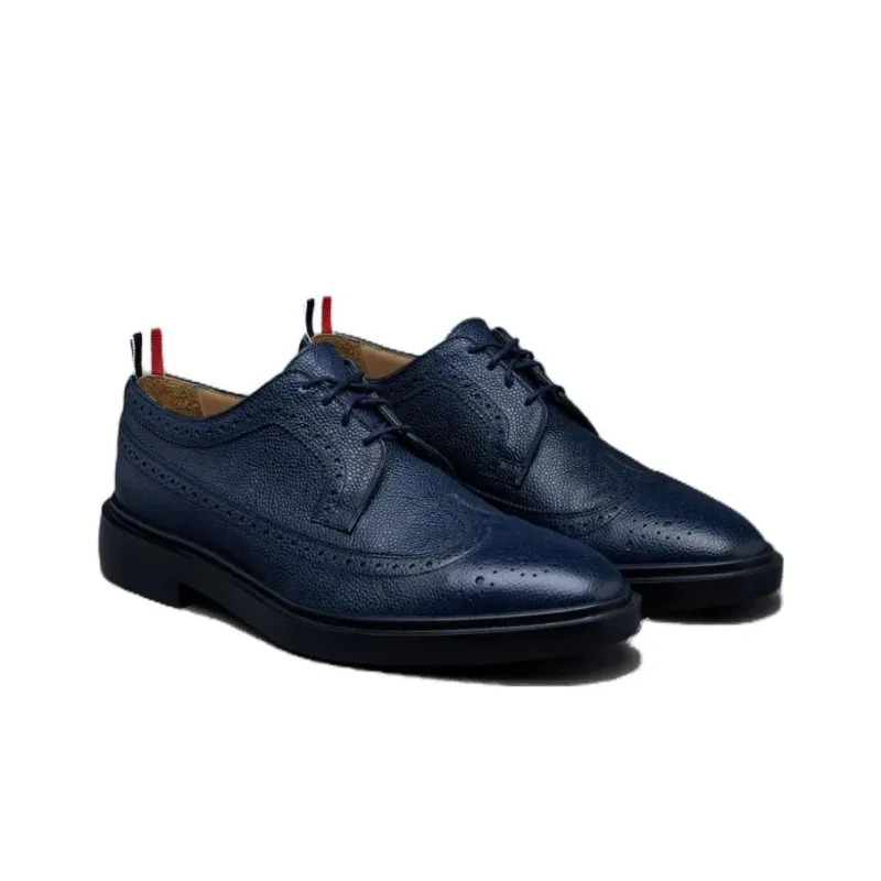 THOM BROWNE· Dress Shoes Men's Blue-2