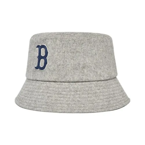 MLB Polyamide Bucket slogan hats Unisex Gray/Black