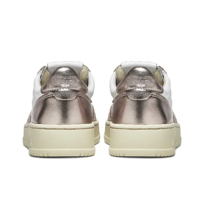 AUTRY Medalist Low Top Bicolor 'White Copper' Women's-3