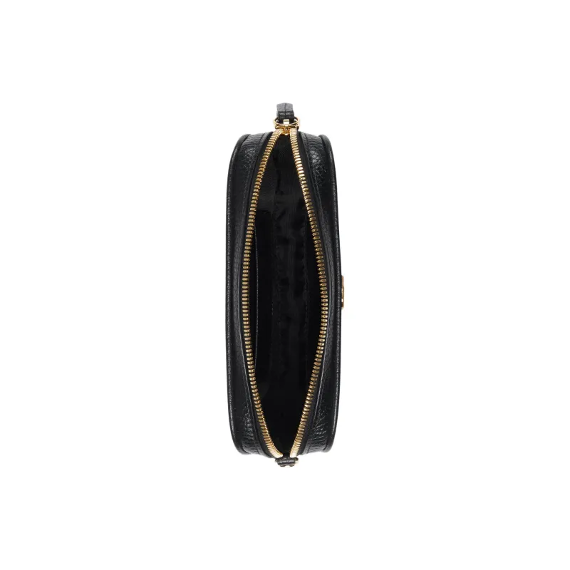 GUCCI GG Marmont Leather Crossbody Bag Shoulder Bag Mini Women's Black-5