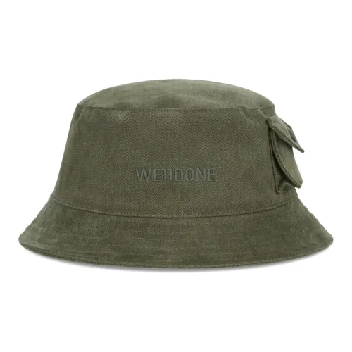 WE11DONE Flap-pocket Bucket Hat