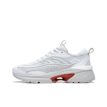 LiNing Comet LITE LITE Anti Slip Wear Resistant Low Top Casual Shoes Women's White Red