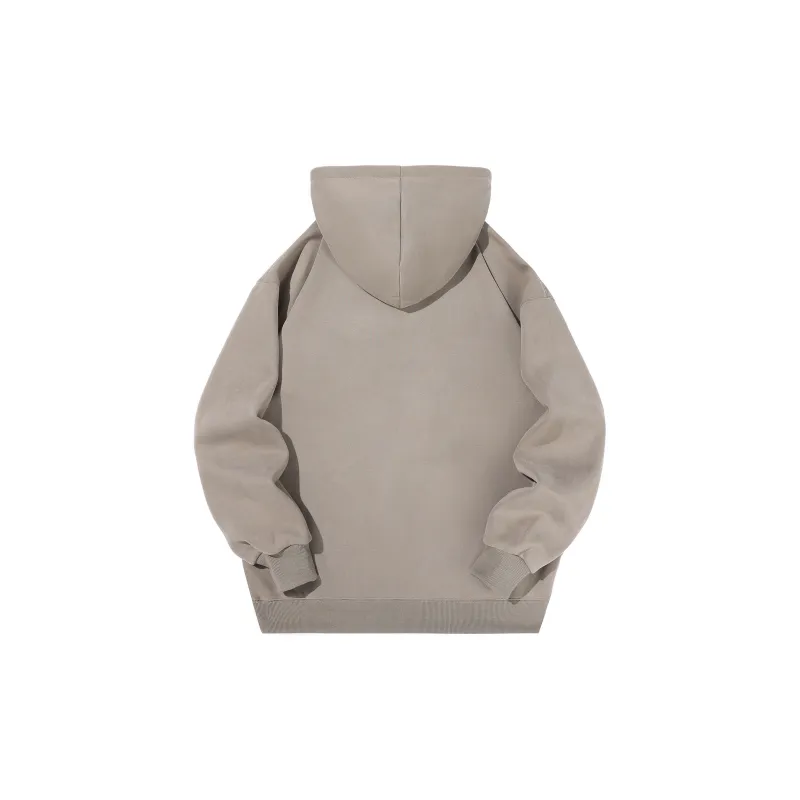 FAIRWHALE Letter Print Loose Fit Pullover Drop Shoulder Hoodie Unisex-43