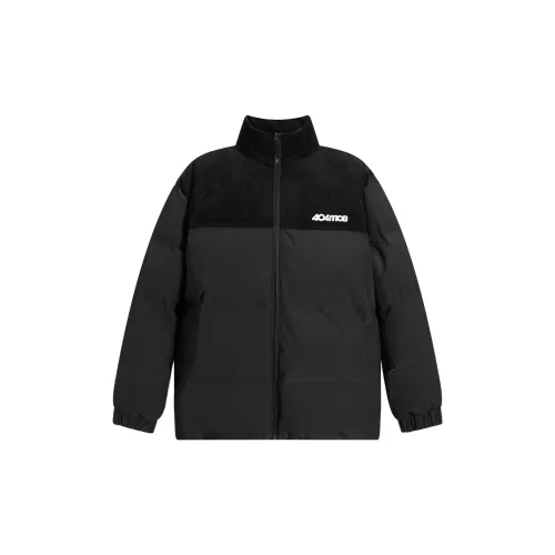 404MOB GANG Puffer Jackets Unisex Black