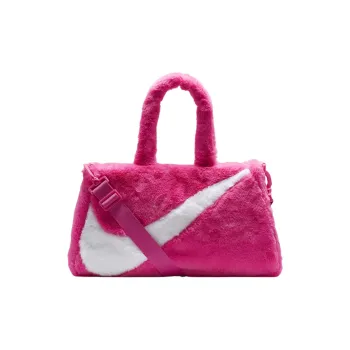 Nike Faux Fur Tote Bag Shopping Bag Handbag Regular Unisex Fuchsia