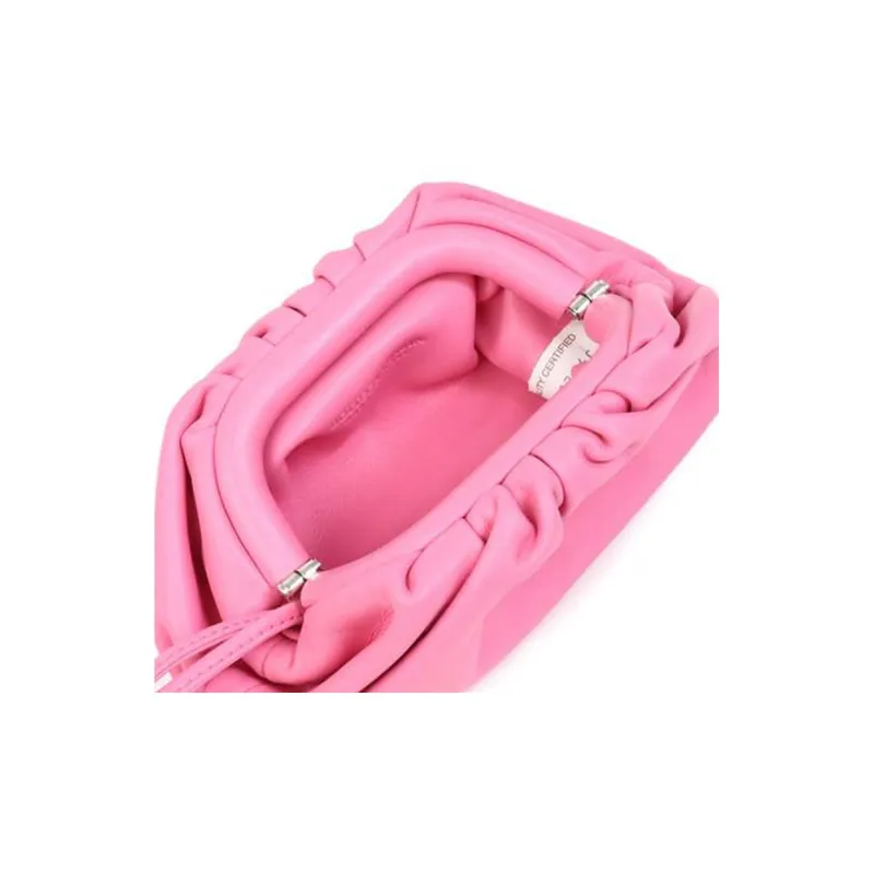 Bottega Veneta Leather Handbag Women's Pink-4