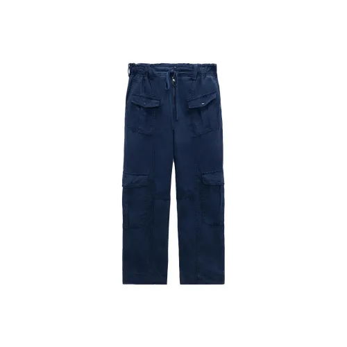 ZARA Cargo Pants Women's Blue