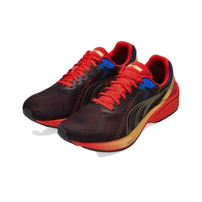 DO WIN Three Generations Of God Of War Running Shoes Unisex Low Top Gold-2