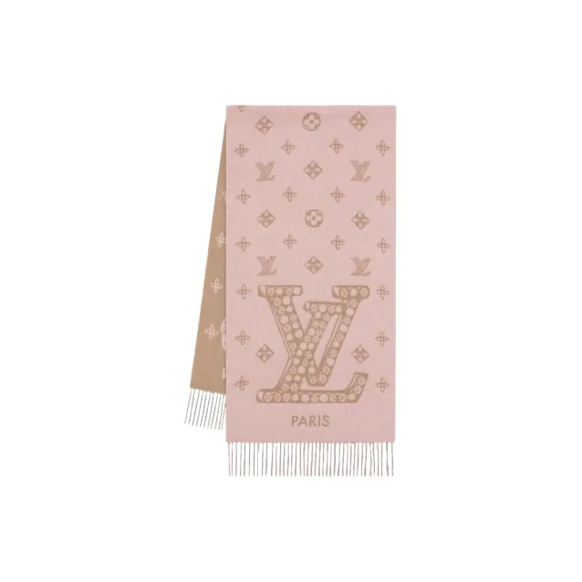LOUIS VUITTON PRECIOUS Knit Scarves Women's Pink-0