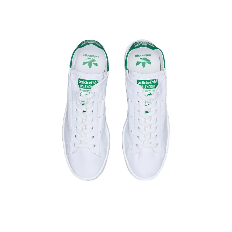 Adidas Balenciaga X Adidas Stan Smith Core White Green-3