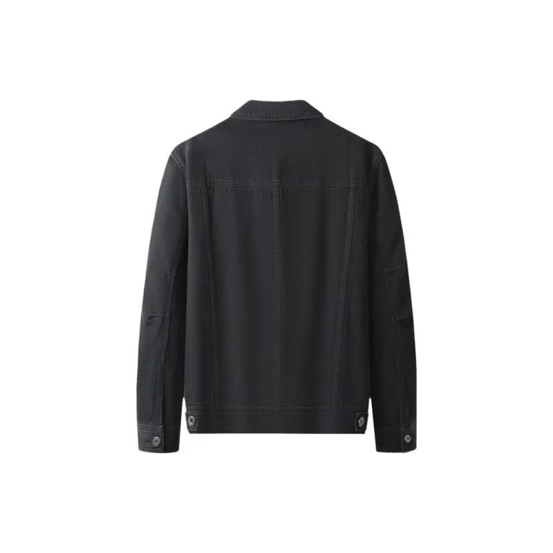FAIRWHALE Jackets Men Pure Black-1