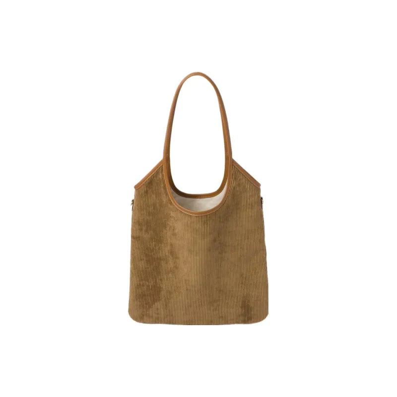 MIU MIU Corduroy Handbag Women's Cinnamon-2