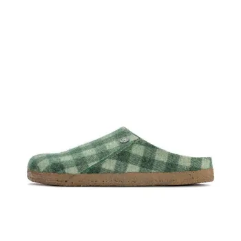 Birkenstock Wrap toe Slippers Unisex Plaid Green Narrow Fit