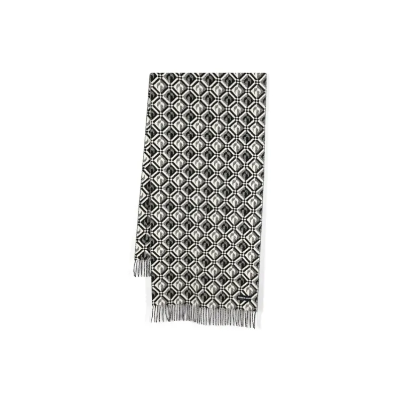Marine Serre Moon Diamant Virgin wool Scarf-0