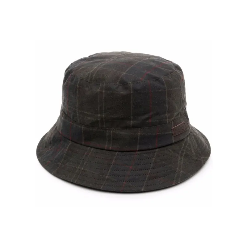 BARBOUR Tartan Printed Bucket Hat-0