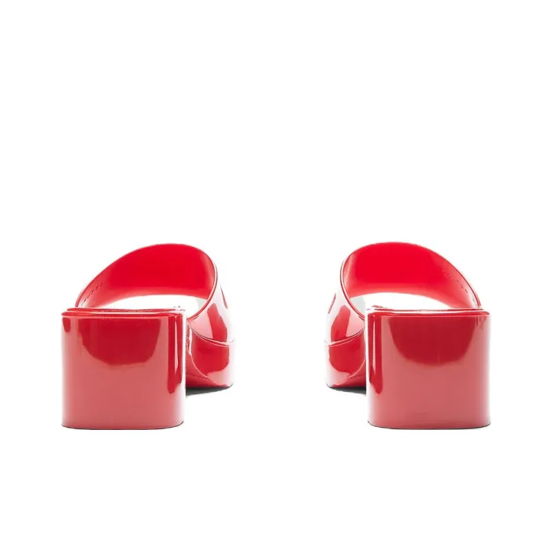 GUCCI Women's 60mm Slide Sandal 'Hibiscus Red' Women's-4