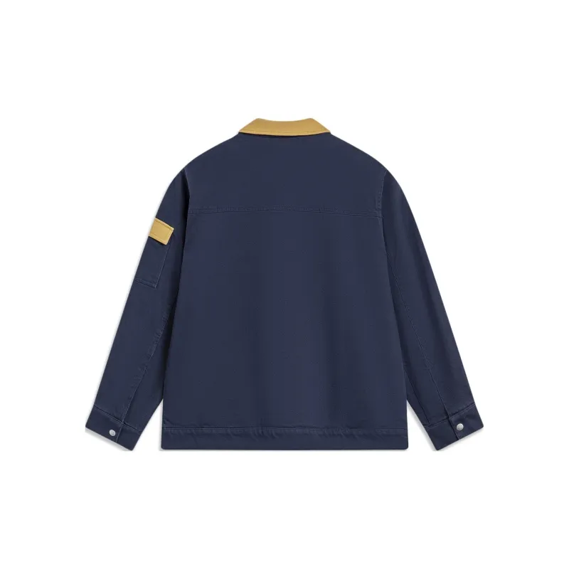 LiNing Skateboard Jacket Men's Dark Ship Blue-1