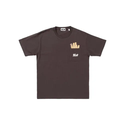 KITH T-Shirts Unisex Chocolate